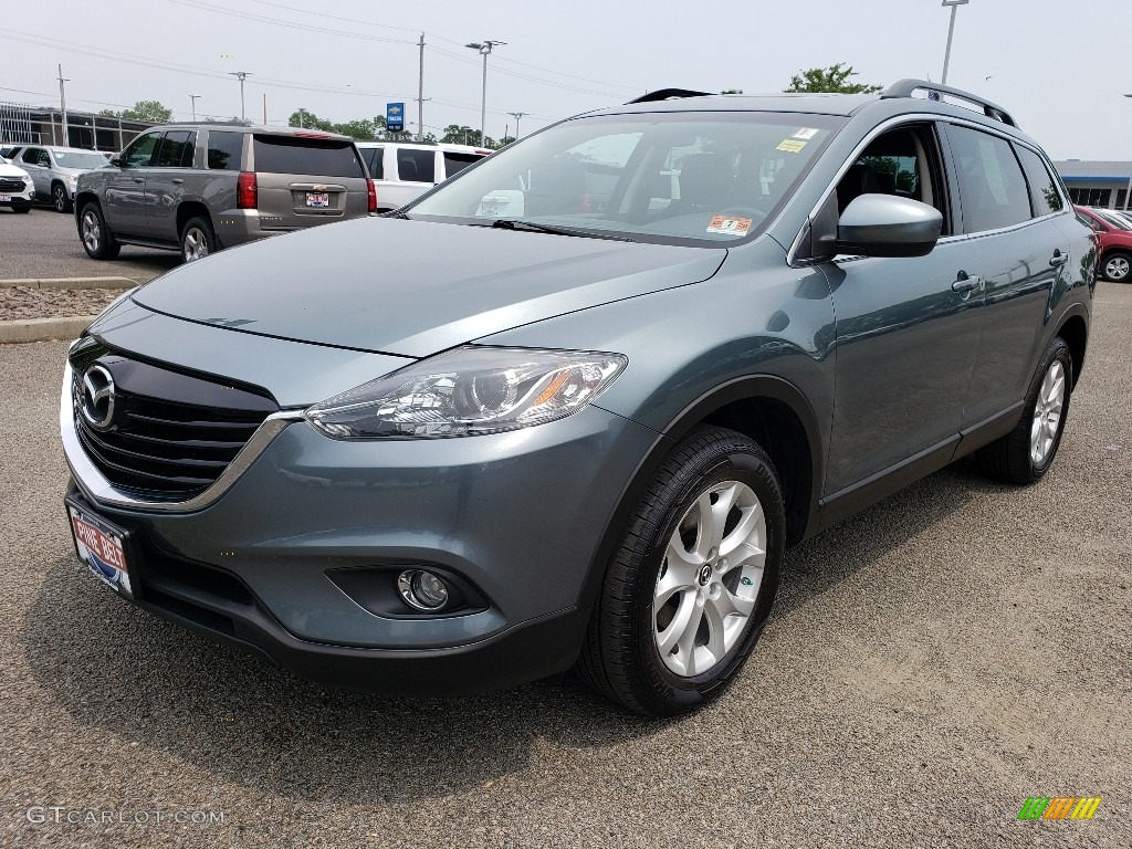 2013 CX-9 Touring AWD - Dolphin Gray Mica / Black photo #3