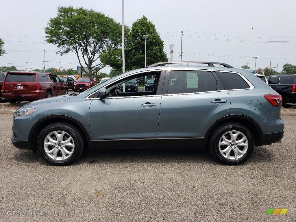 2013 CX-9 Touring AWD - Dolphin Gray Mica / Black photo #4