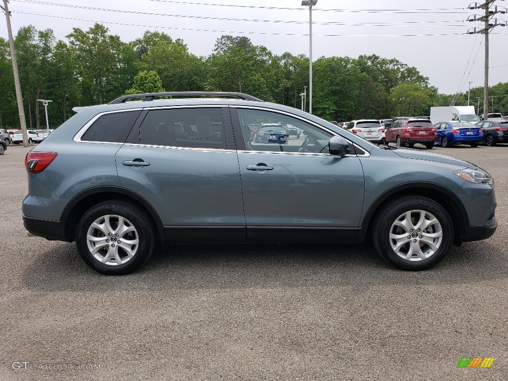2013 CX-9 Touring AWD - Dolphin Gray Mica / Black photo #8