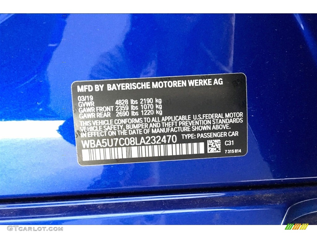 2020 3 Series M340i Sedan - Portimao Blue Metallic / Black photo #8