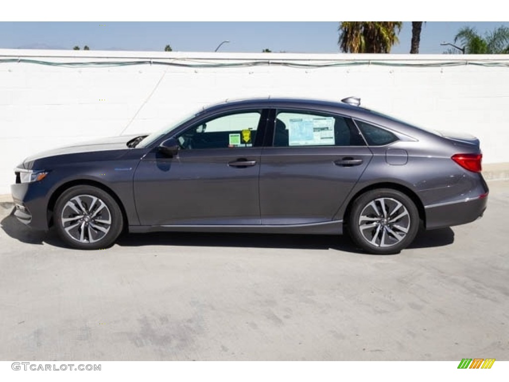 Modern Steel Metallic 2019 Honda Accord EX Hybrid Sedan Exterior Photo #133648251