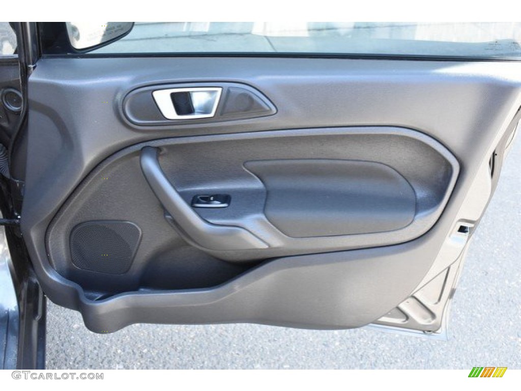 2015 Fiesta SE Hatchback - Magnetic Metallic / Medium Light Stone photo #25