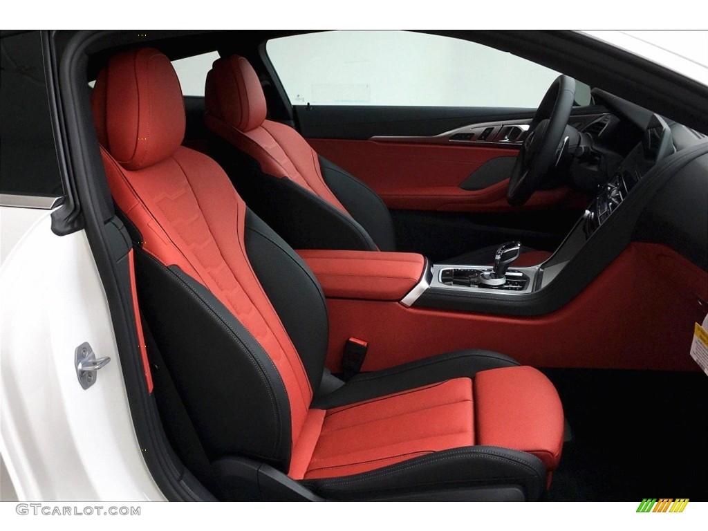 Fiona Red/Black Interior 2019 BMW 8 Series 850i xDrive Coupe Photo #133649229