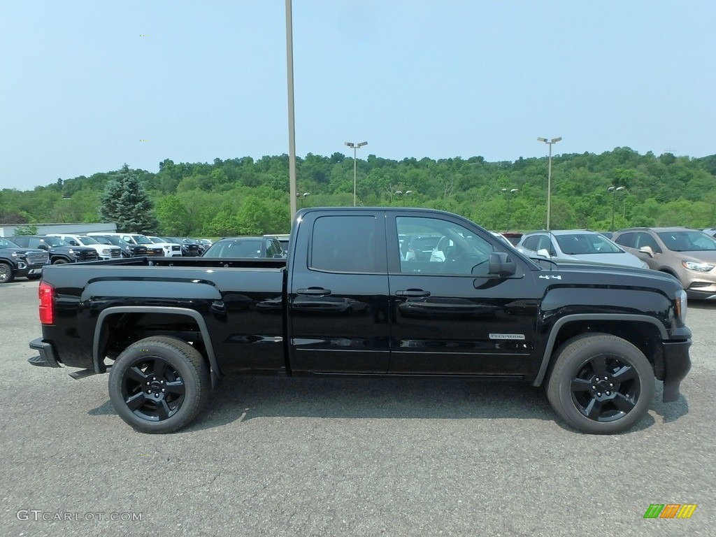 Onyx Black 2019 GMC Sierra 1500 Limited Elevation Double Cab 4WD Exterior Photo #133649652