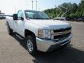 2012 Summit White Chevrolet Silverado 2500HD Work Truck Regular Cab 4x4 Plow Truck  photo #7