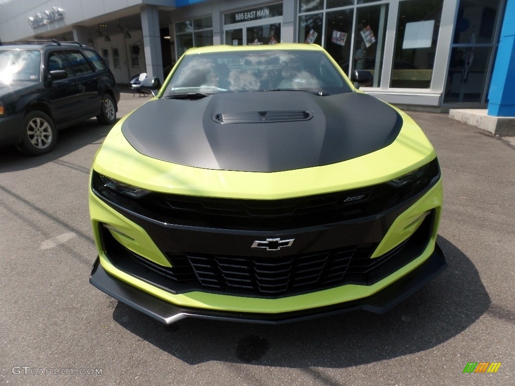2019 Camaro SS Coupe - Shock (Light Green) / Jet Black photo #3