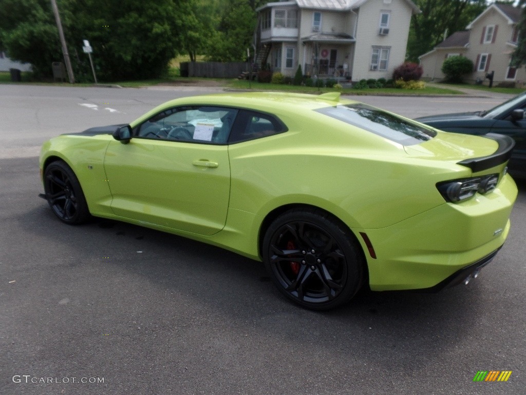 2019 Camaro SS Coupe - Shock (Light Green) / Jet Black photo #6
