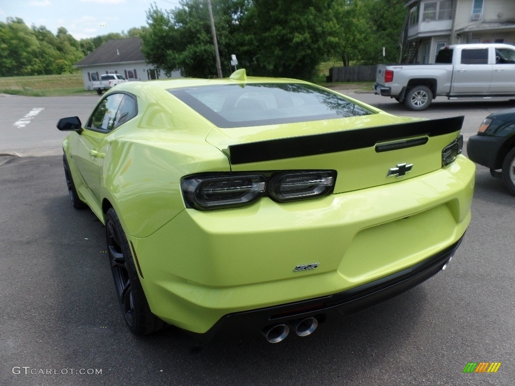 2019 Camaro SS Coupe - Shock (Light Green) / Jet Black photo #7