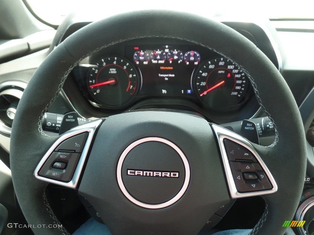 2019 Camaro SS Coupe - Shock (Light Green) / Jet Black photo #30