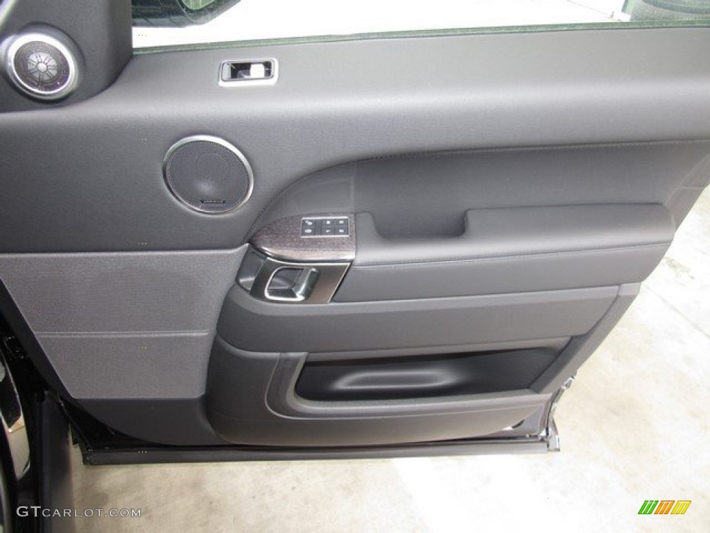 2019 Land Rover Range Rover Sport HSE Ebony/Ebony Door Panel Photo #133657613