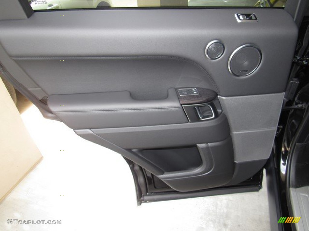 2019 Land Rover Range Rover Sport HSE Ebony/Ebony Door Panel Photo #133657639