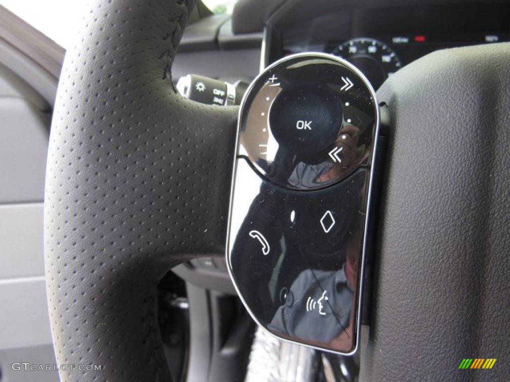 2019 Land Rover Range Rover Sport HSE Ebony/Ebony Steering Wheel Photo #133657709
