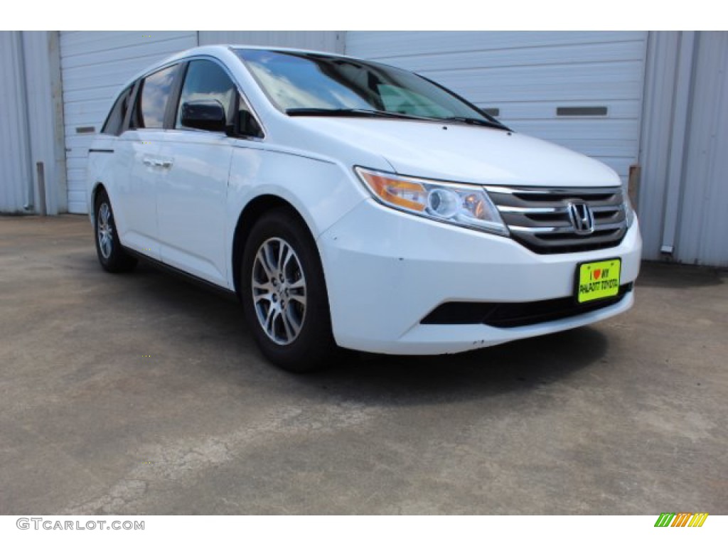 2011 Odyssey EX-L - Taffeta White / Gray photo #2