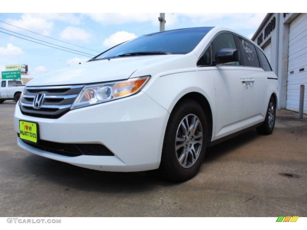 2011 Odyssey EX-L - Taffeta White / Gray photo #4