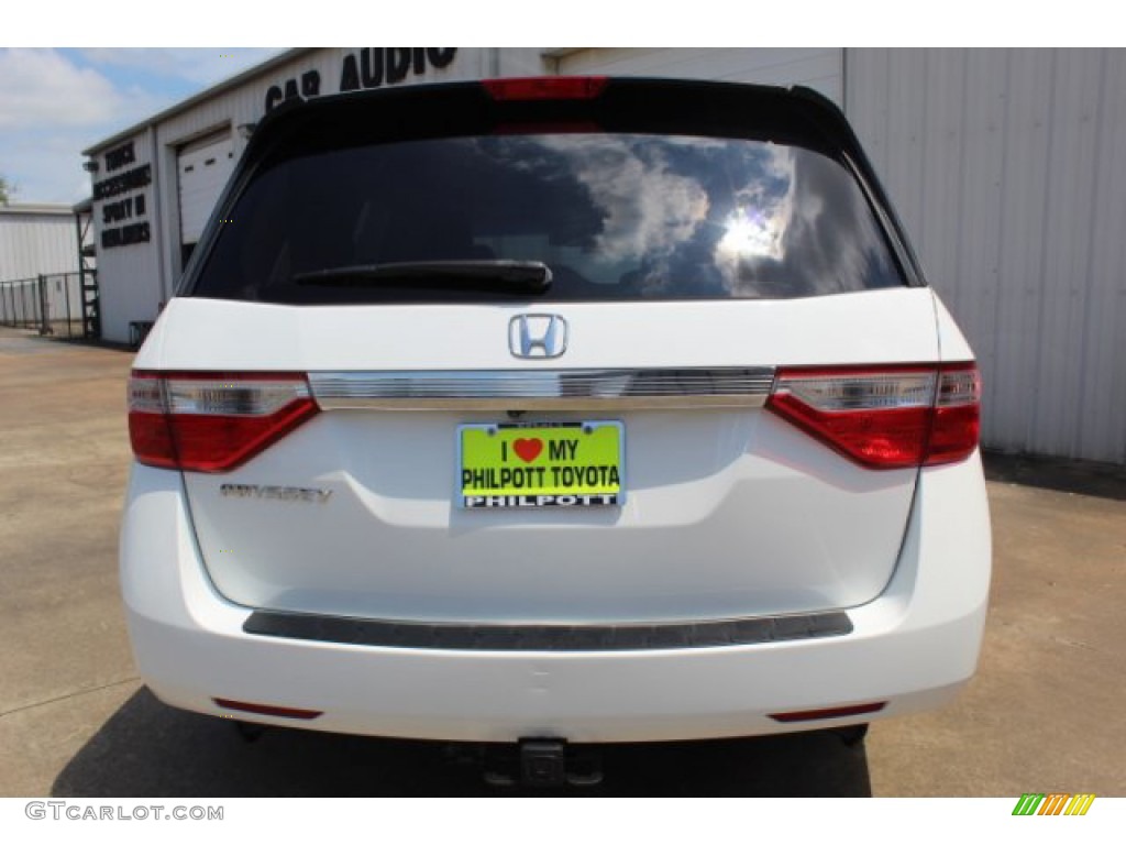 2011 Odyssey EX-L - Taffeta White / Gray photo #7