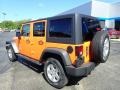 2012 Crush Orange Jeep Wrangler Unlimited Sport 4x4  photo #4