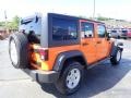 2012 Crush Orange Jeep Wrangler Unlimited Sport 4x4  photo #8