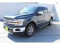 2018 Blue Jeans Ford F150 Lariat SuperCrew 4x4  photo #4