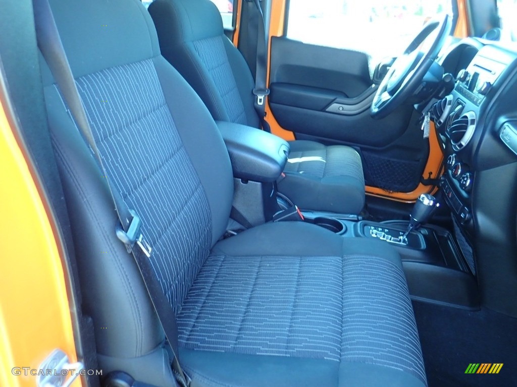 2012 Wrangler Unlimited Sport 4x4 - Crush Orange / Black photo #14