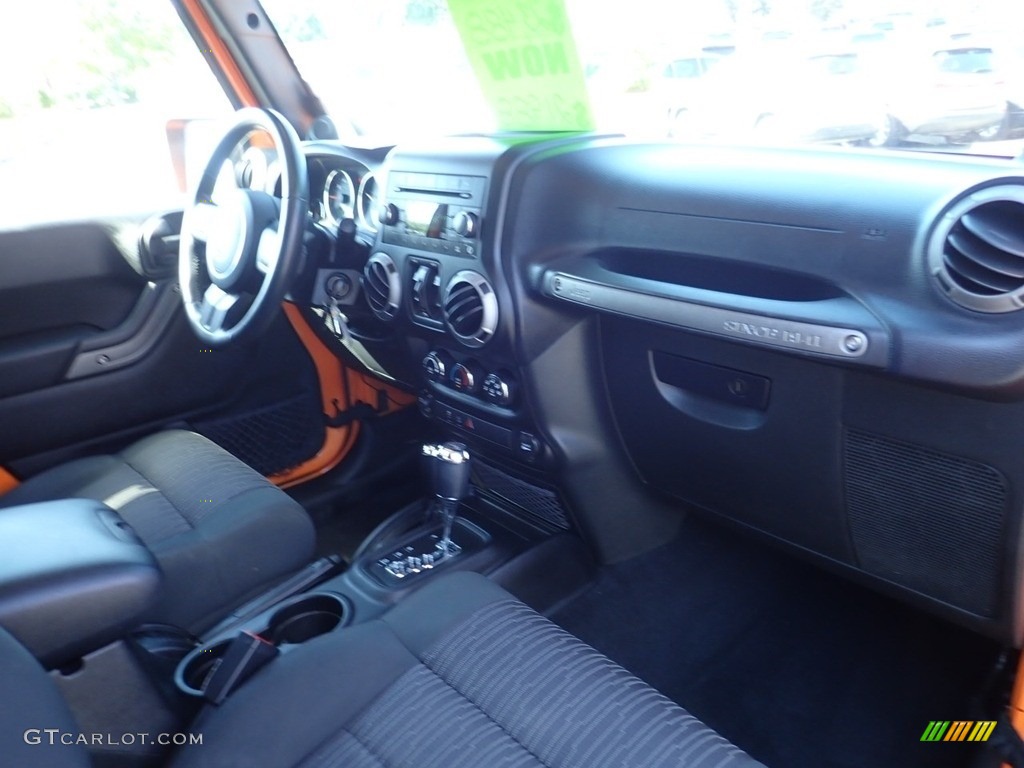 2012 Wrangler Unlimited Sport 4x4 - Crush Orange / Black photo #15