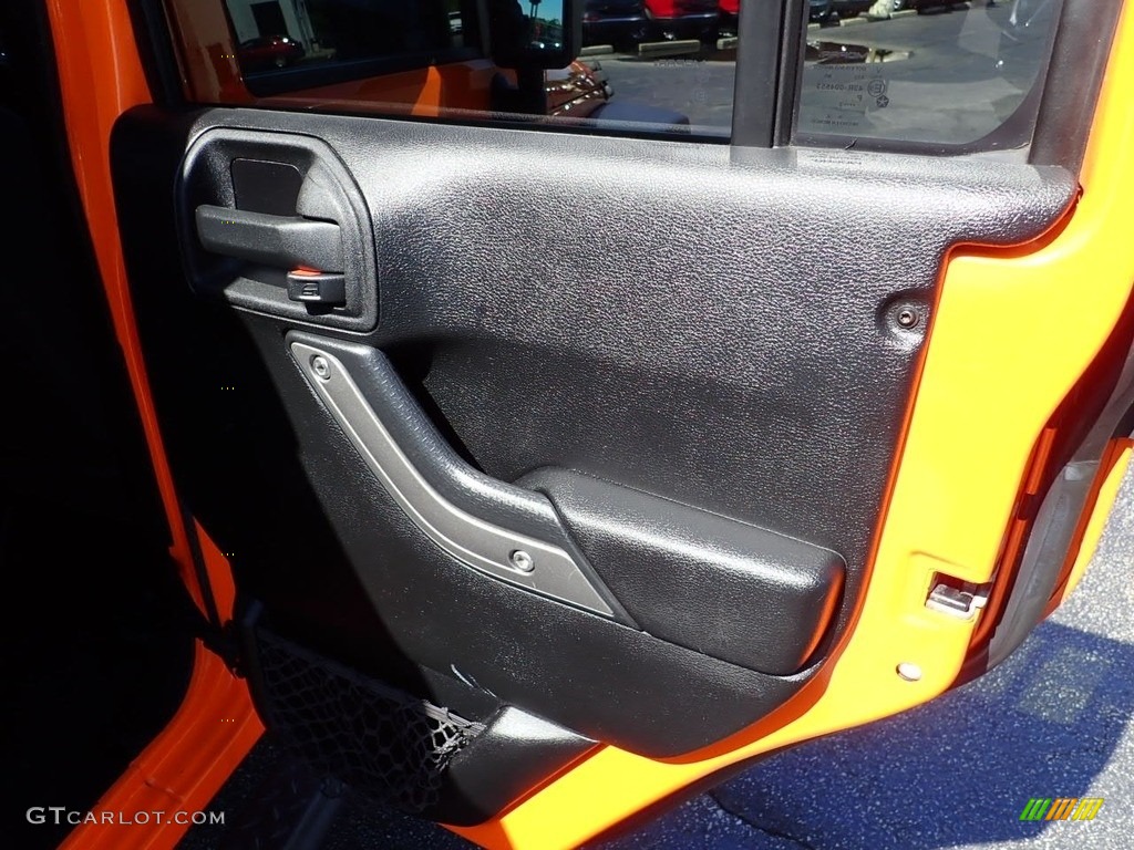 2012 Wrangler Unlimited Sport 4x4 - Crush Orange / Black photo #18