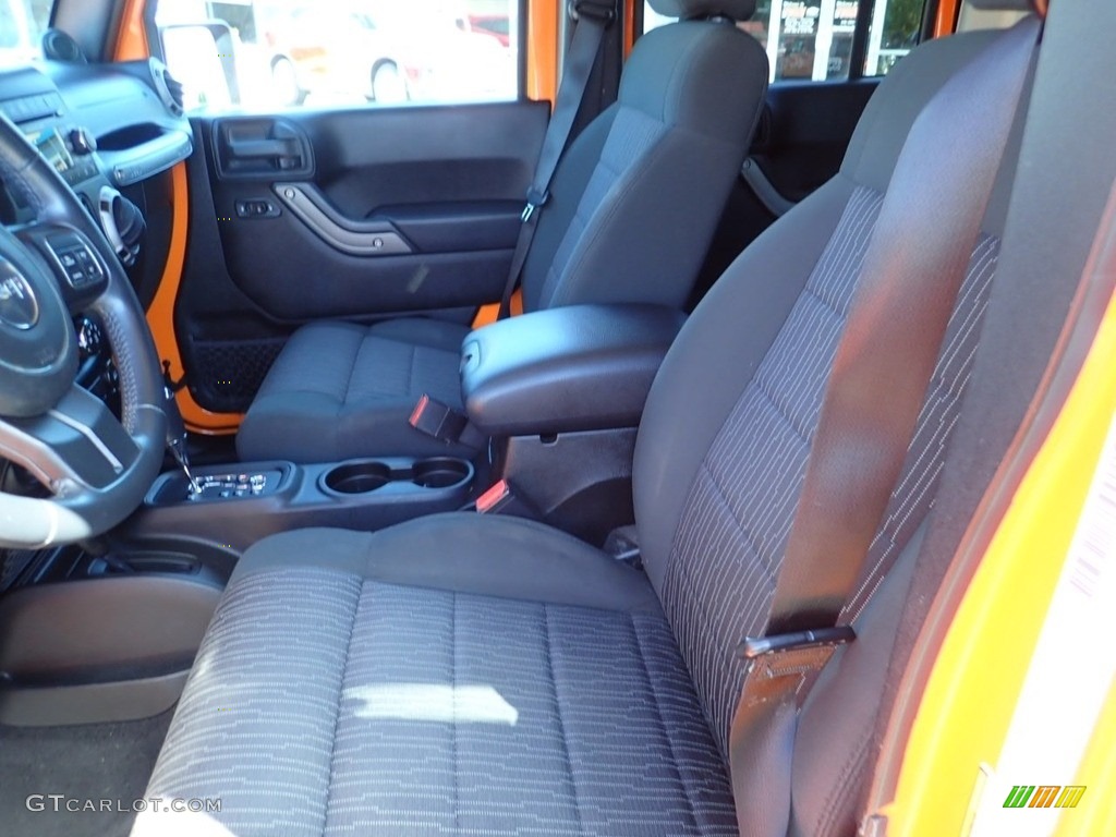 2012 Wrangler Unlimited Sport 4x4 - Crush Orange / Black photo #22