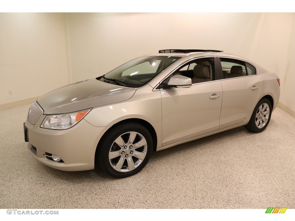 2010 LaCrosse CXS - Gold Mist Metallic / Cocoa/Light Cashmere photo #3