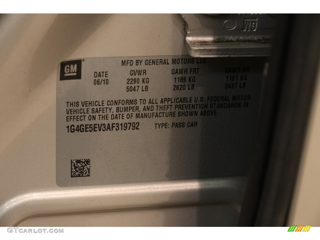 2010 LaCrosse CXS - Gold Mist Metallic / Cocoa/Light Cashmere photo #21