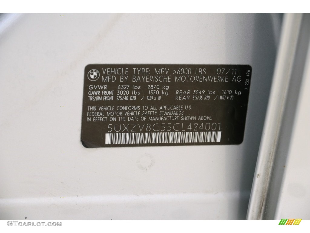 2012 X5 xDrive50i - Titanium Silver Metallic / Sand Beige photo #24