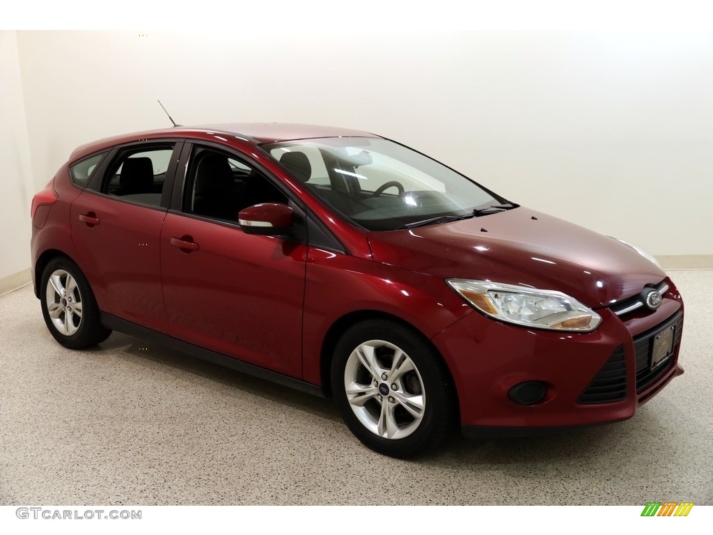 2014 Focus SE Hatchback - Ruby Red / Charcoal Black photo #1