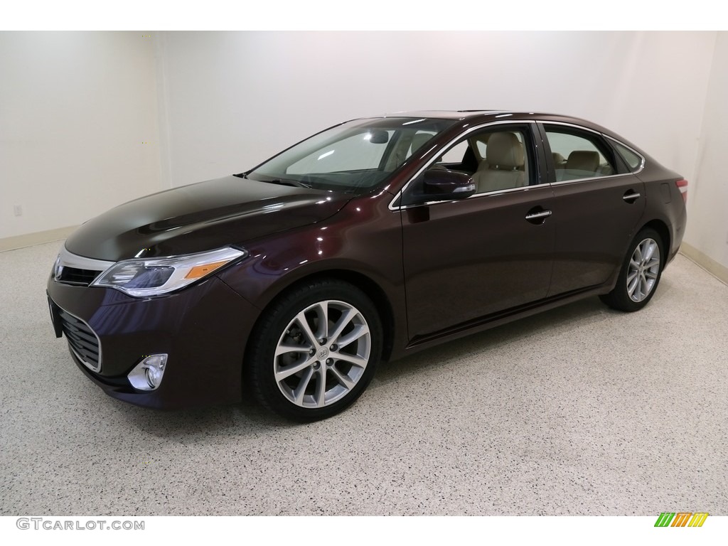 2014 Avalon XLE - Sizzling Crimson Mica / Almond photo #3