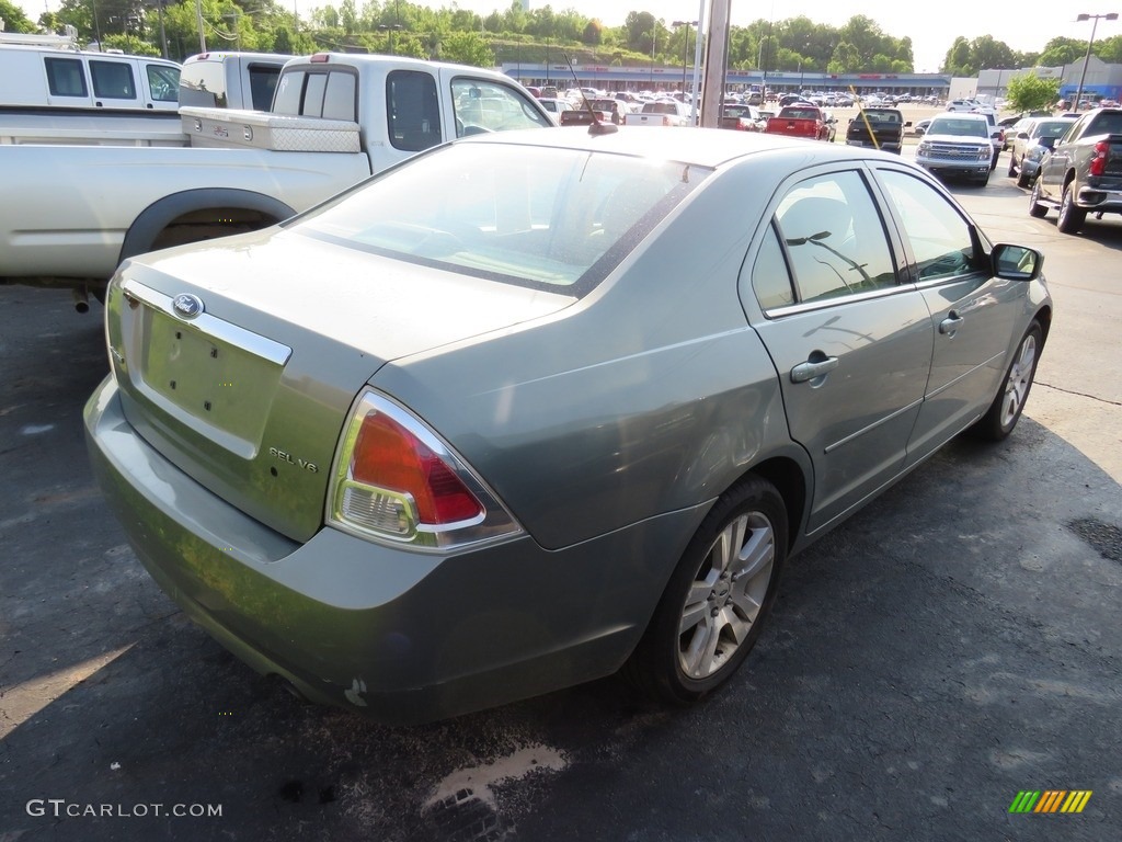 2009 Fusion SEL V6 - Moss Green Metallic / Camel photo #13