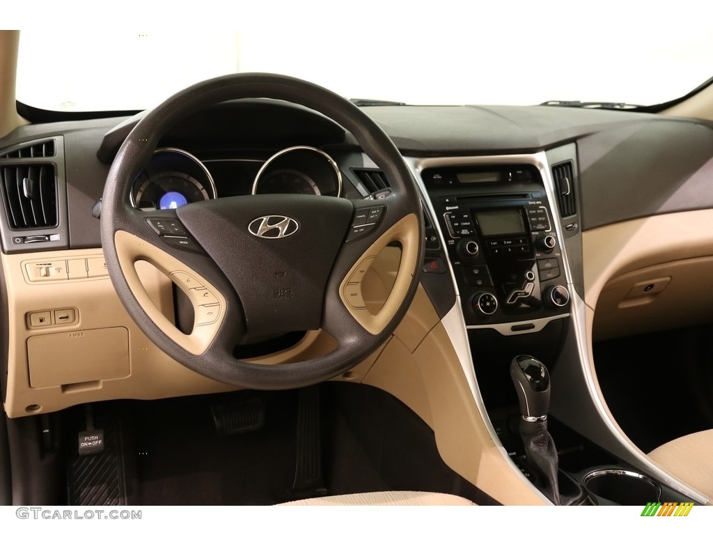 2011 Sonata GLS - Black Plum Pearl / Camel photo #6