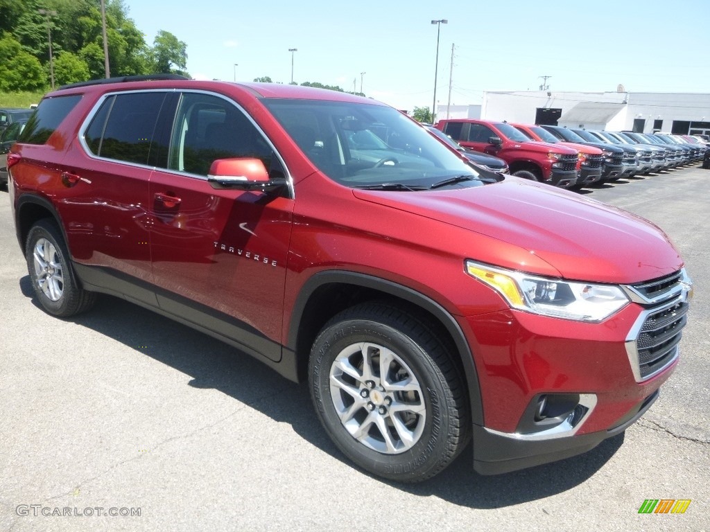 2019 Traverse LT AWD - Cajun Red Tintcoat / Jet Black photo #7