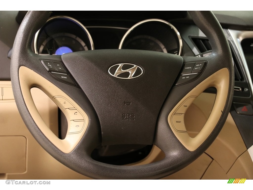 2011 Sonata GLS - Black Plum Pearl / Camel photo #7