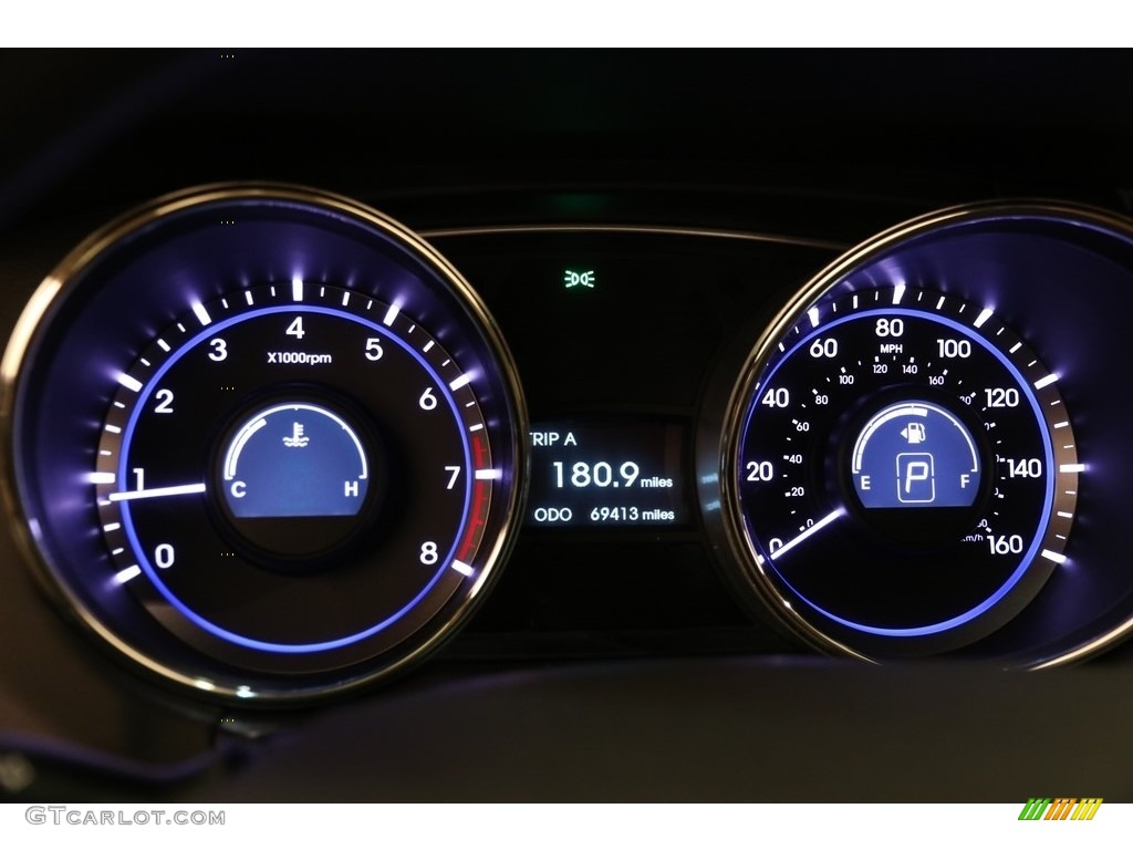 2011 Sonata GLS - Black Plum Pearl / Camel photo #8