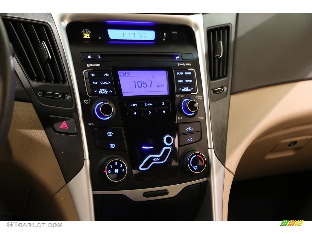 2011 Sonata GLS - Black Plum Pearl / Camel photo #9