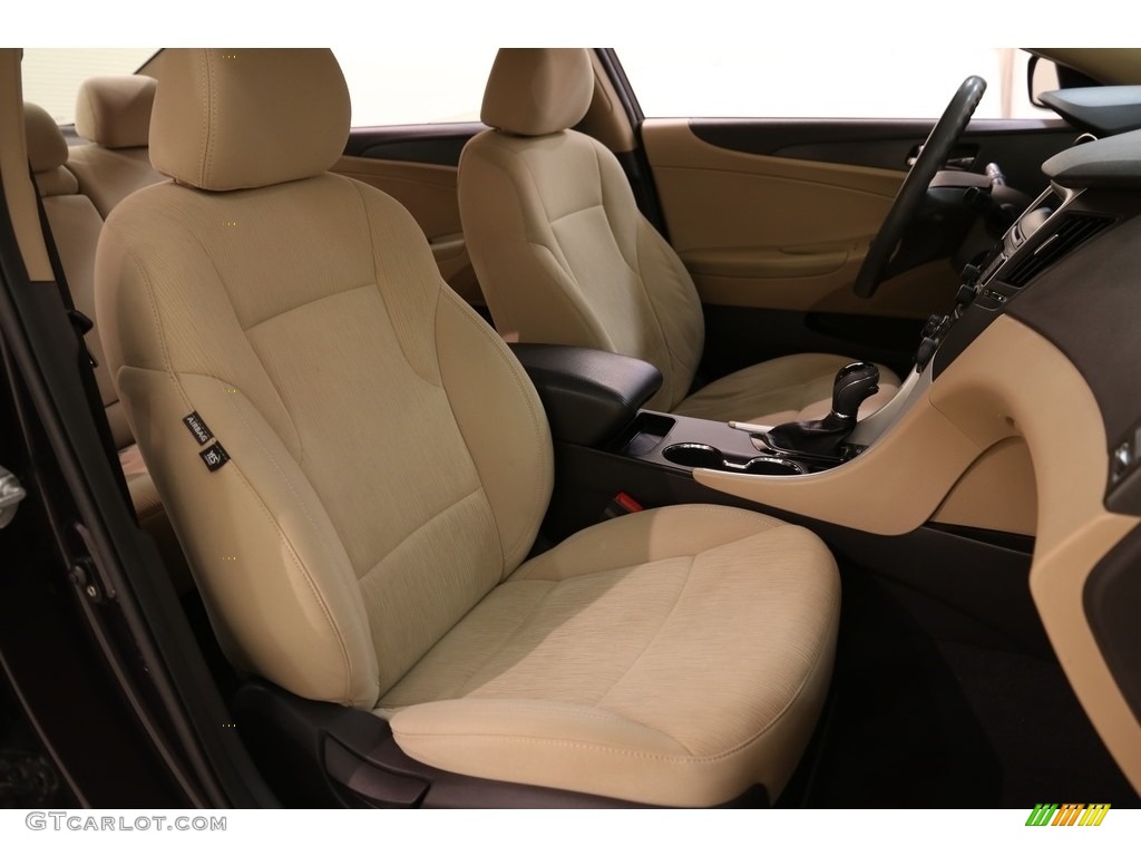 2011 Sonata GLS - Black Plum Pearl / Camel photo #13