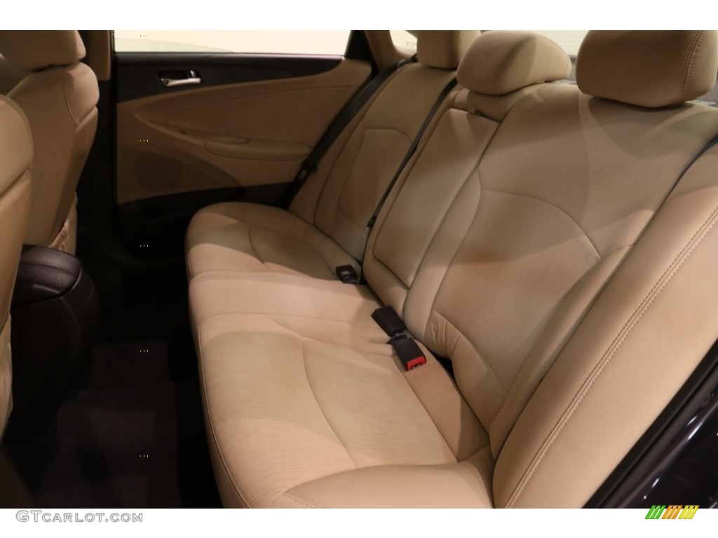 2011 Sonata GLS - Black Plum Pearl / Camel photo #15