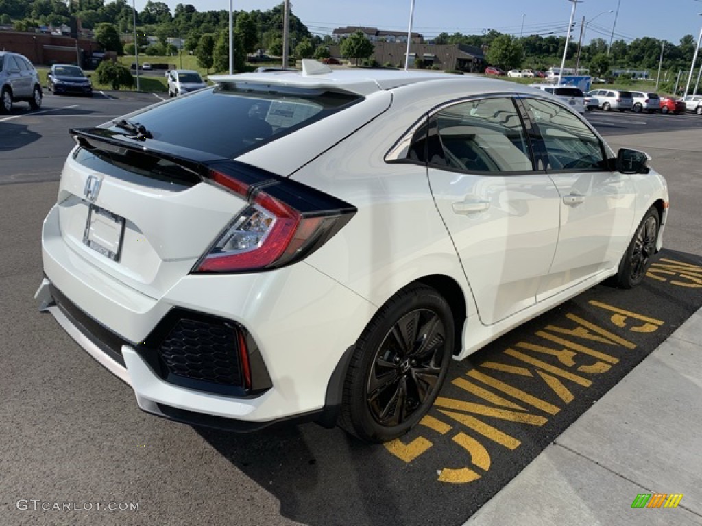 2019 Civic EX Hatchback - Taffeta White / Ivory photo #5