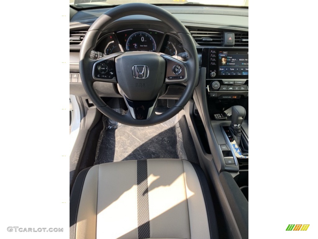 2019 Civic EX Hatchback - Taffeta White / Ivory photo #13