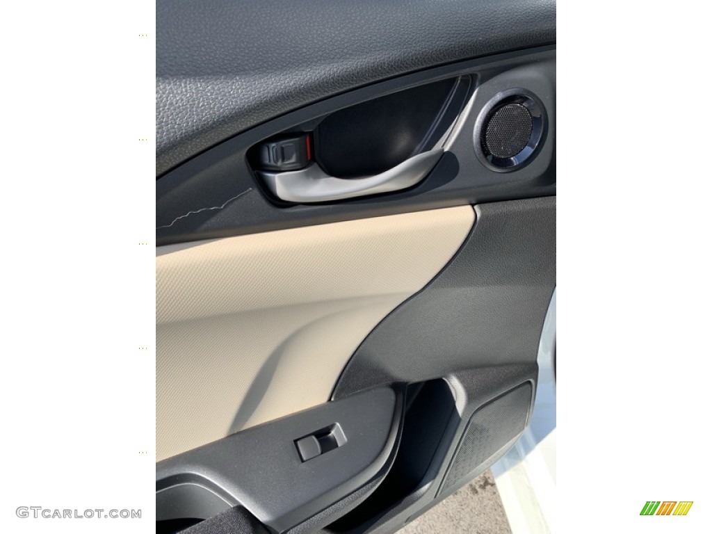 2019 Civic EX Hatchback - Taffeta White / Ivory photo #17