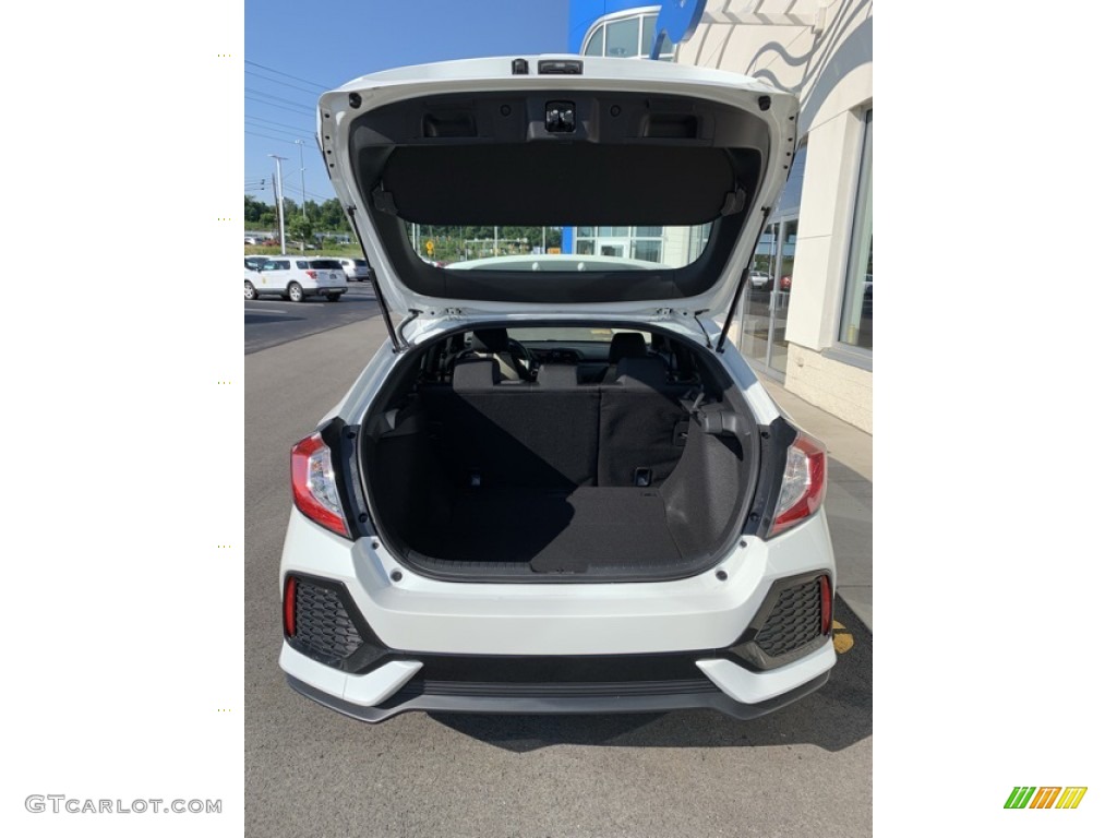2019 Civic EX Hatchback - Taffeta White / Ivory photo #20