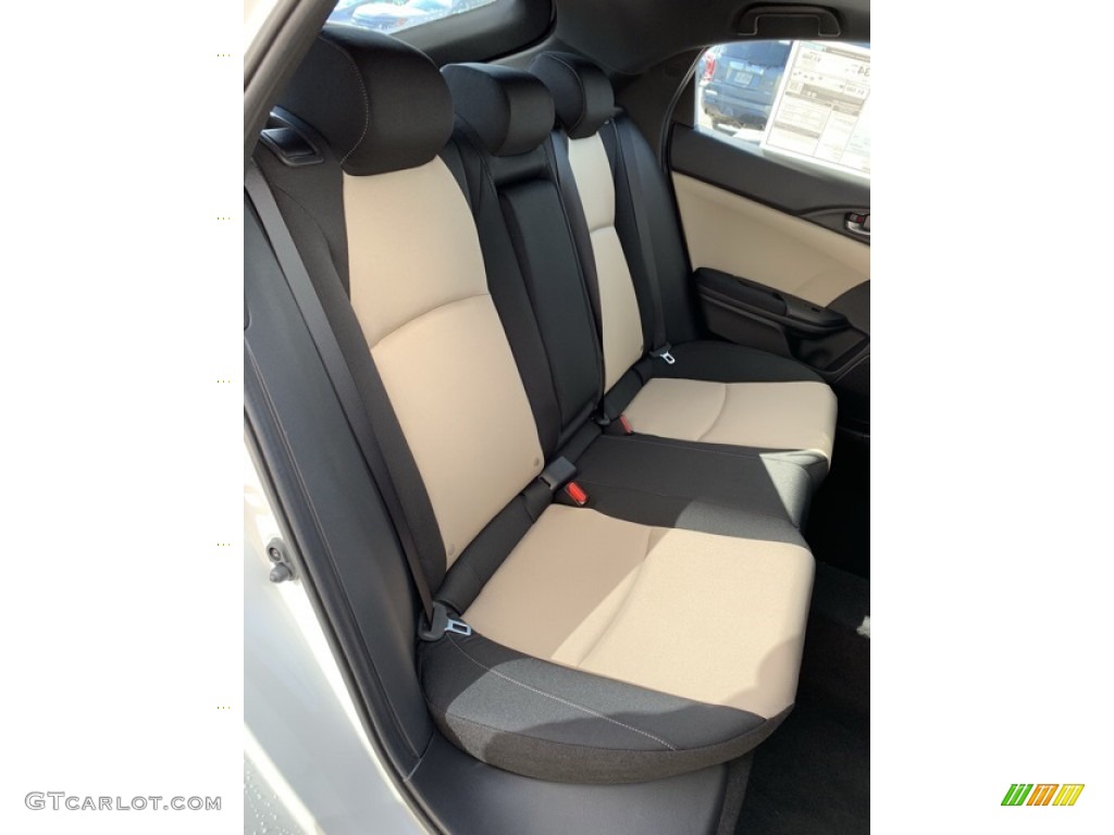 2019 Civic EX Hatchback - Taffeta White / Ivory photo #23