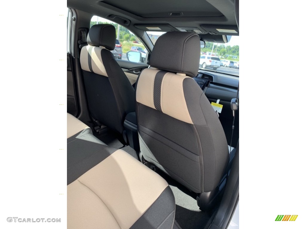 2019 Civic EX Hatchback - Taffeta White / Ivory photo #24