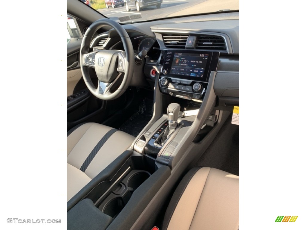 2019 Civic EX Hatchback - Taffeta White / Ivory photo #27