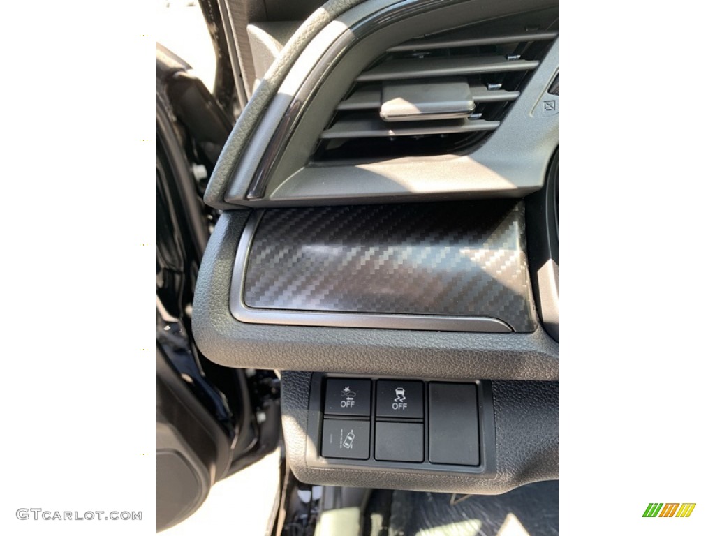 2019 Civic Sport Hatchback - Crystal Black Pearl / Black photo #12