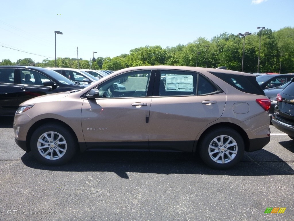 2019 Equinox LS - Sandy Ridge Metallic / Medium Ash Gray photo #2