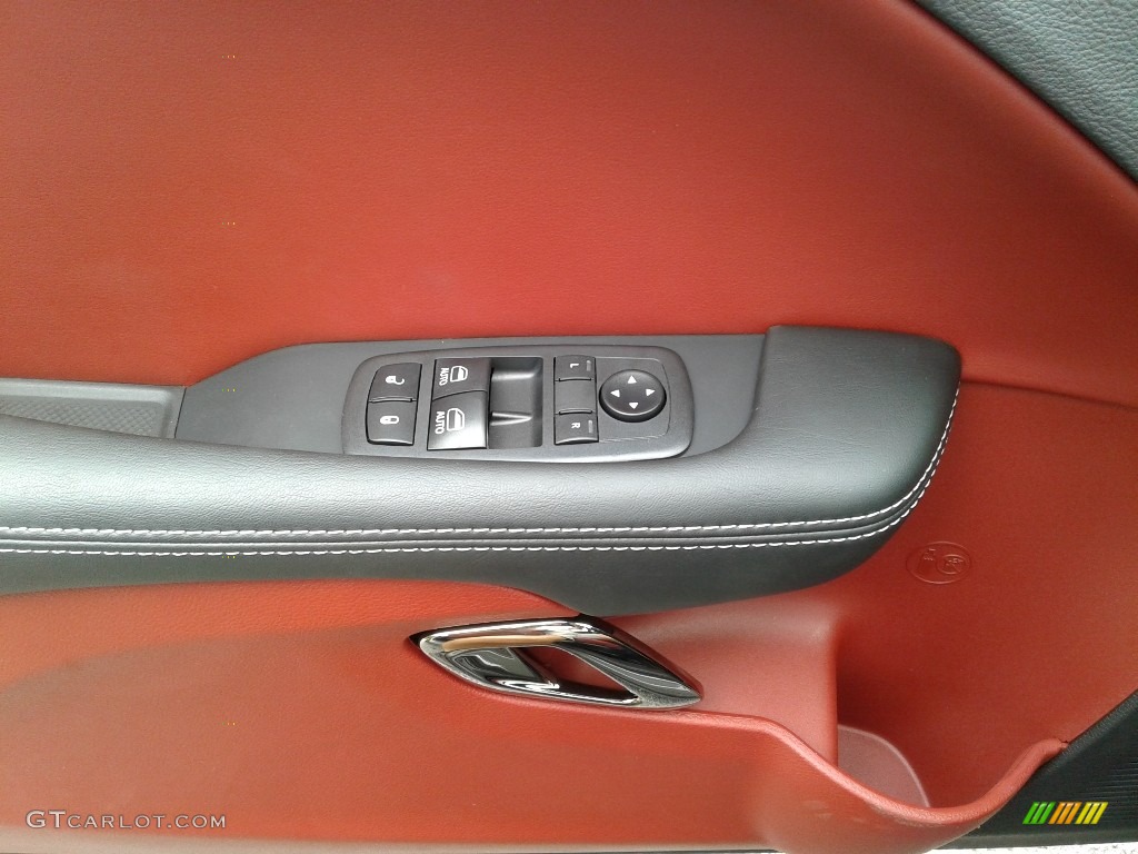 2019 Dodge Challenger SRT Hellcat Redeye Widebody Demonic Red/Black Door Panel Photo #133670632