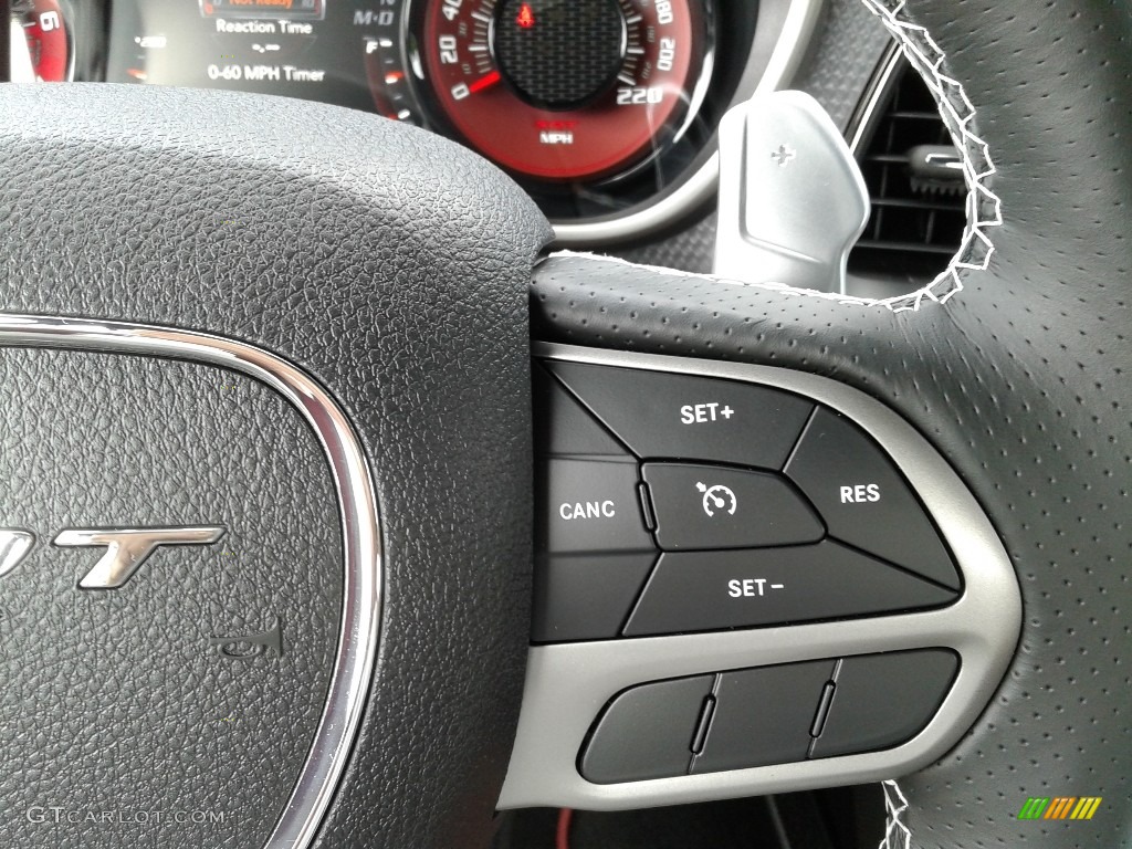 2019 Dodge Challenger SRT Hellcat Redeye Widebody Demonic Red/Black Steering Wheel Photo #133670806